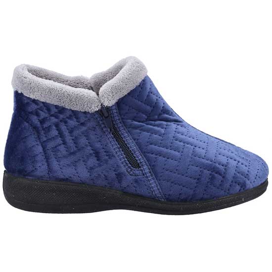 Perendale Comfort Booties With Zip Side