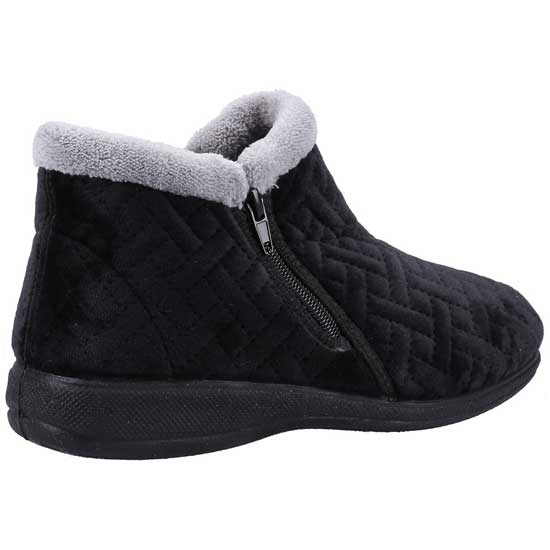 Perendale Comfort Booties With Zip Side