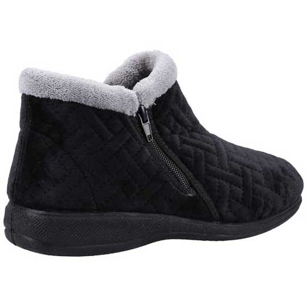 Perendale Comfort Booties With Zip Side