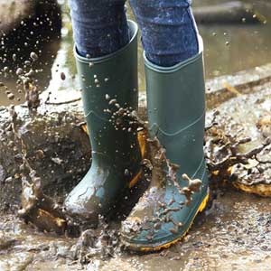 Plain PVC Wellingtons