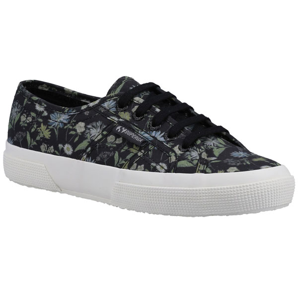Printed Floral Lace-Up Shoes