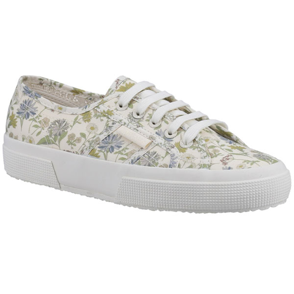 Printed Floral Lace-Up Shoes
