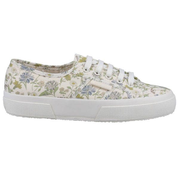 Printed Floral Lace-Up Shoes