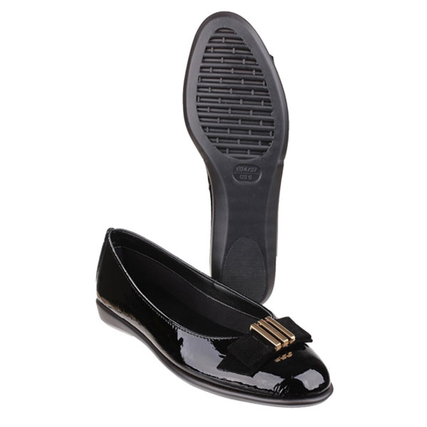 Rise A Bow Lapo Leather Pumps with Bow Detail