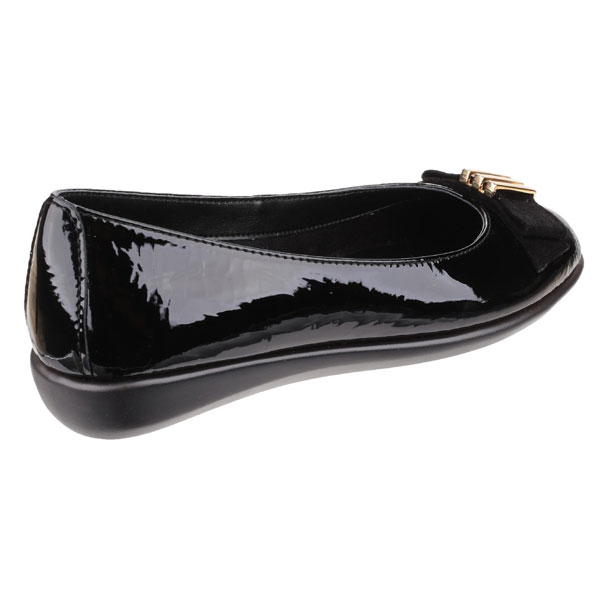 Rise A Bow Lapo Leather Pumps with Bow Detail