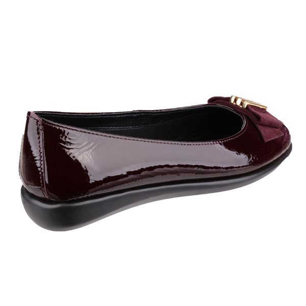 Rise A Bow Lapo Leather Pumps with Bow Detail