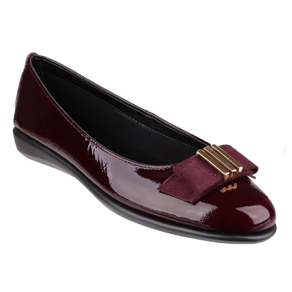 Rise A Bow Lapo Leather Pumps with Bow Detail