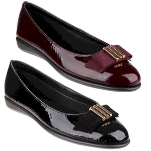 Rise A Bow Lapo Leather Pumps with Bow Detail