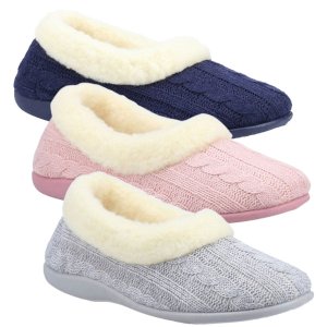 Sarina Cosy Warm Ladies Slippers