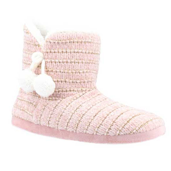 Saturn Pull-On Bootie Slipper