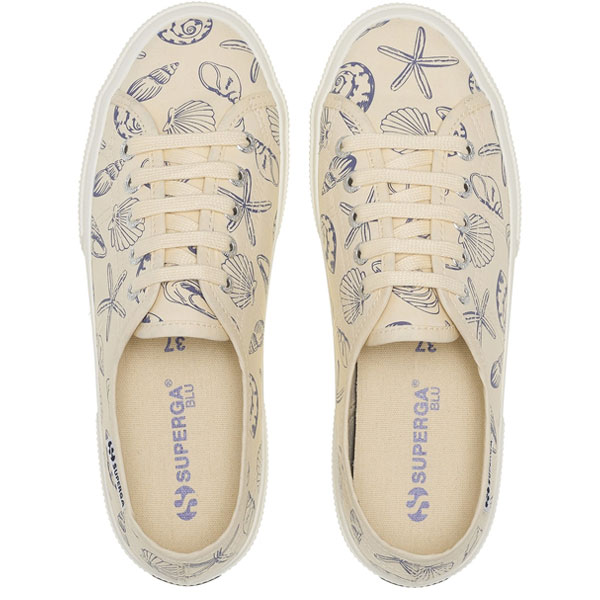 Seashells Print Lightweight Walking Shoes