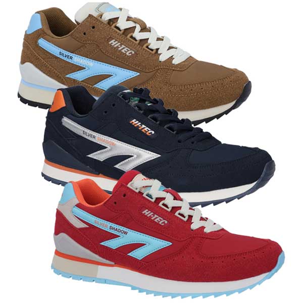 Silver Shadow Retro Performance Running Trainers
