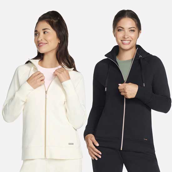 Skechluxe Elevate Zip Front Comfort Wear Jacket