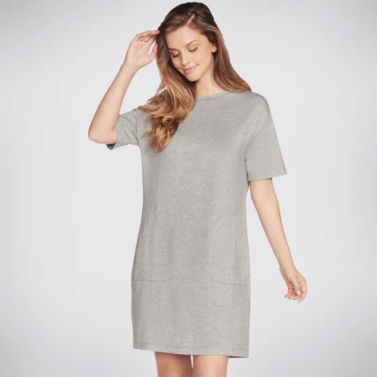 Ladies Skechluxe Mindful Dress Short Sleeve Fit