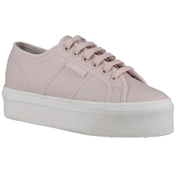 Sleek Platform Sneaker – Leather Finish