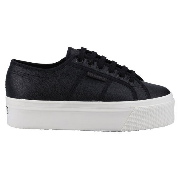 Sleek Platform Sneaker – Leather Finish
