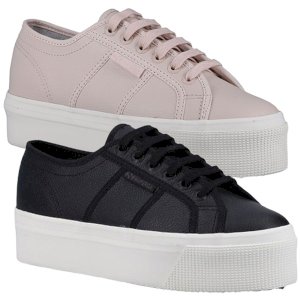 Sleek Platform Sneaker – Leather Finish