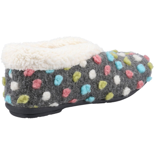 Snowberry Slip-On Polka Slippers for Women