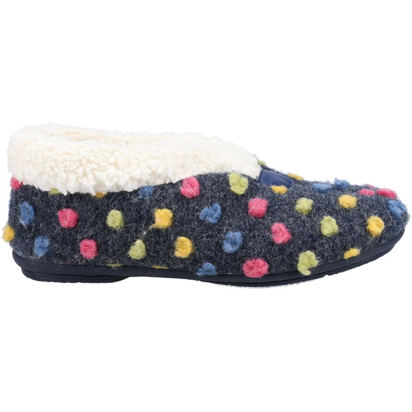 Snowberry Slip-On Polka Slippers for Women