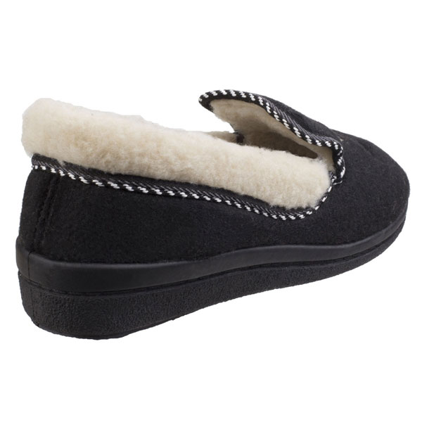 Snowflake Faux Lined Comfort Slippers