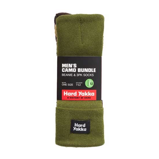 Camo Style Sock and Beanie Set