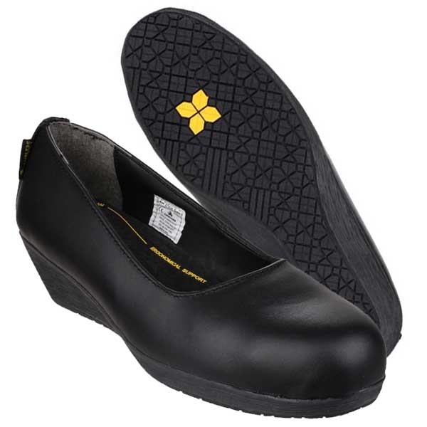 Steel Toe Cap FS107 SB Heel Ladies Safety Shoes