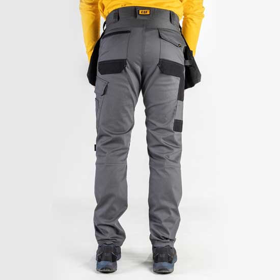 Durable Stretch Pocket Cargo Trousers for Men