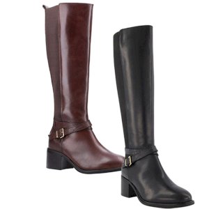 Tildings Strap Buckle High Leg Boot