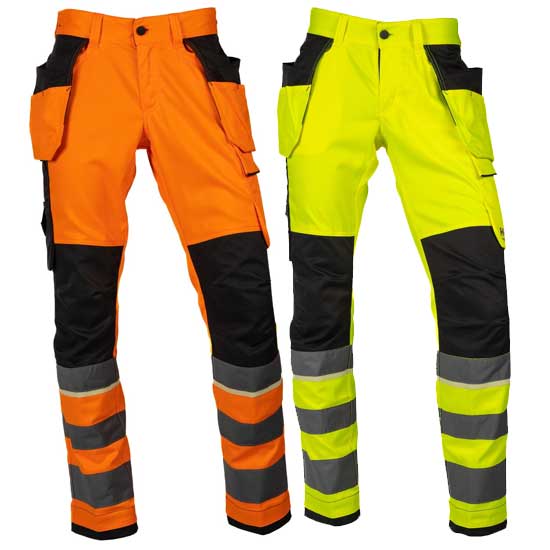 UC-ME CL2 Hi-Vis Stretch Work Trousers