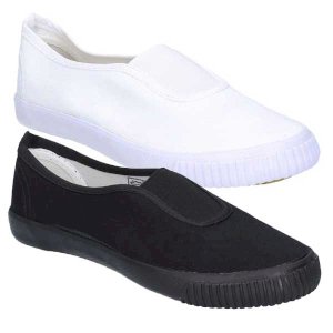 Unisex Slip On Textile Plimsolls