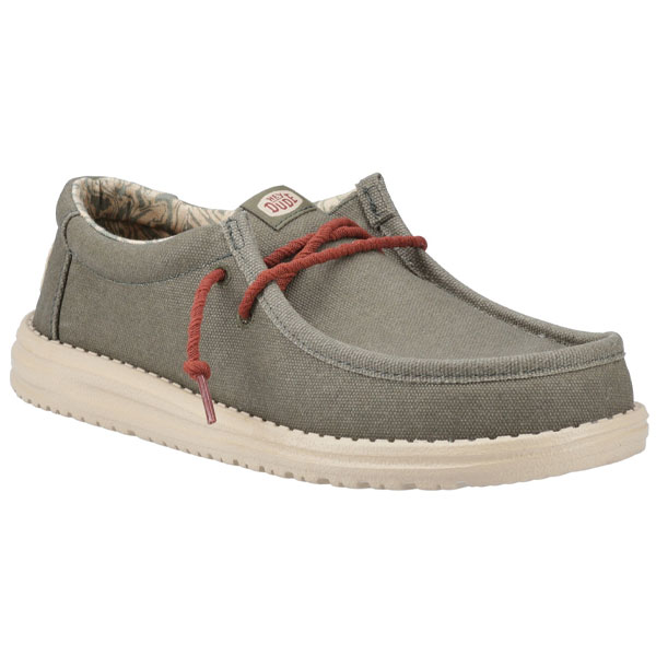 Wally Waxed Canvas Lightweight Footwear