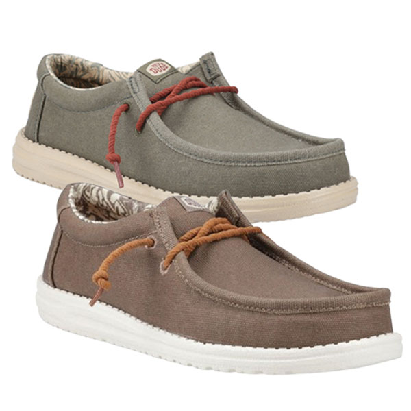 Wally Waxed Canvas Lightweight Footwear