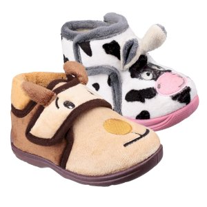 Warm Farm Friends Slip-Ons