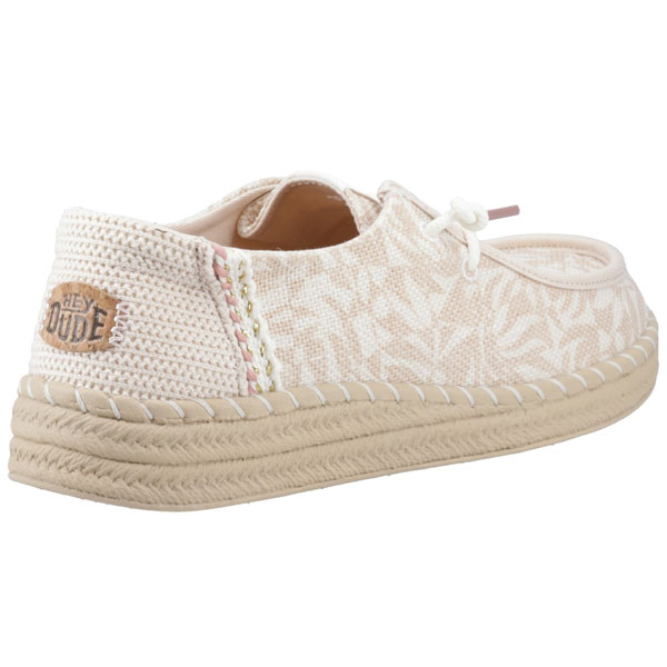 Wendy Espadrille Retro Palm Lightweight Ladies Footwear