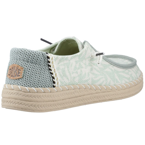 Wendy Espadrille Retro Palm Lightweight Ladies Footwear