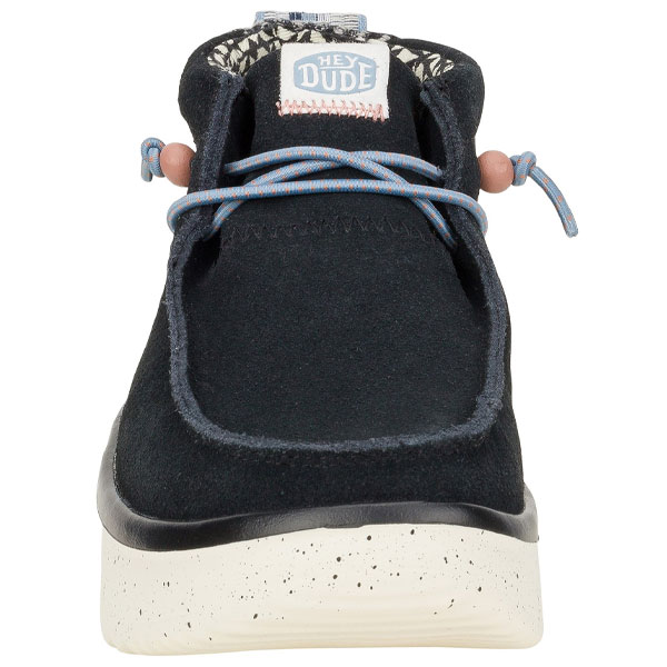 Wendy Peak Elastic Lace Comfort Suede Boots