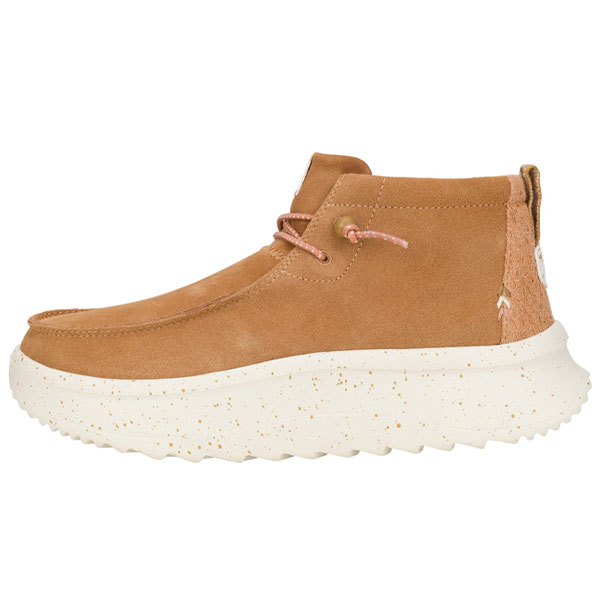 Wendy Peak Elastic Lace Comfort Suede Boots