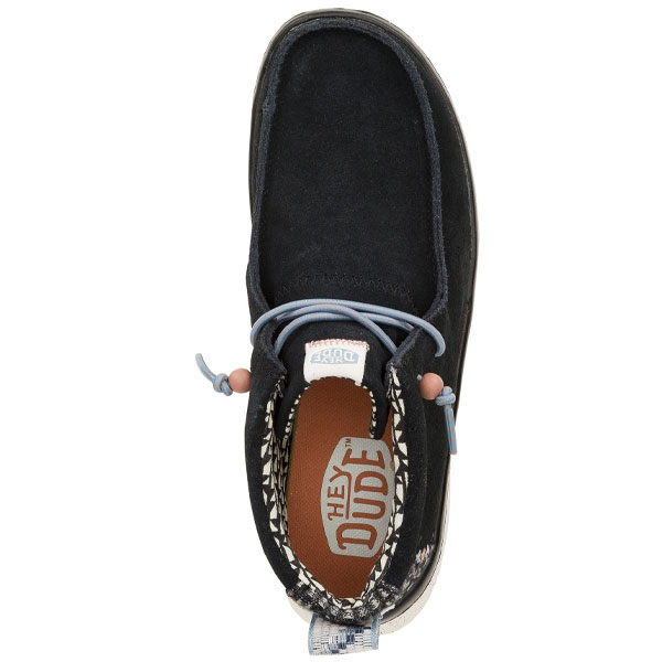 Wendy Peak Elastic Lace Comfort Suede Boots