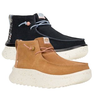 Wendy Peak Elastic Lace Comfort Suede Boots