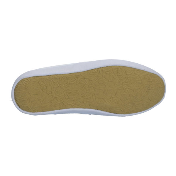 Unisex Small Fit White Canvas Plimsolls