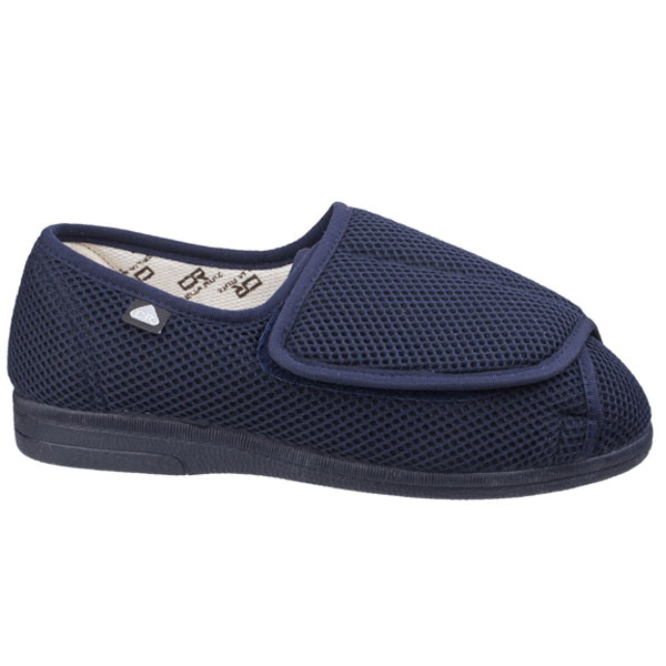 Wide Fit 300 Touch Fastening Slipper 